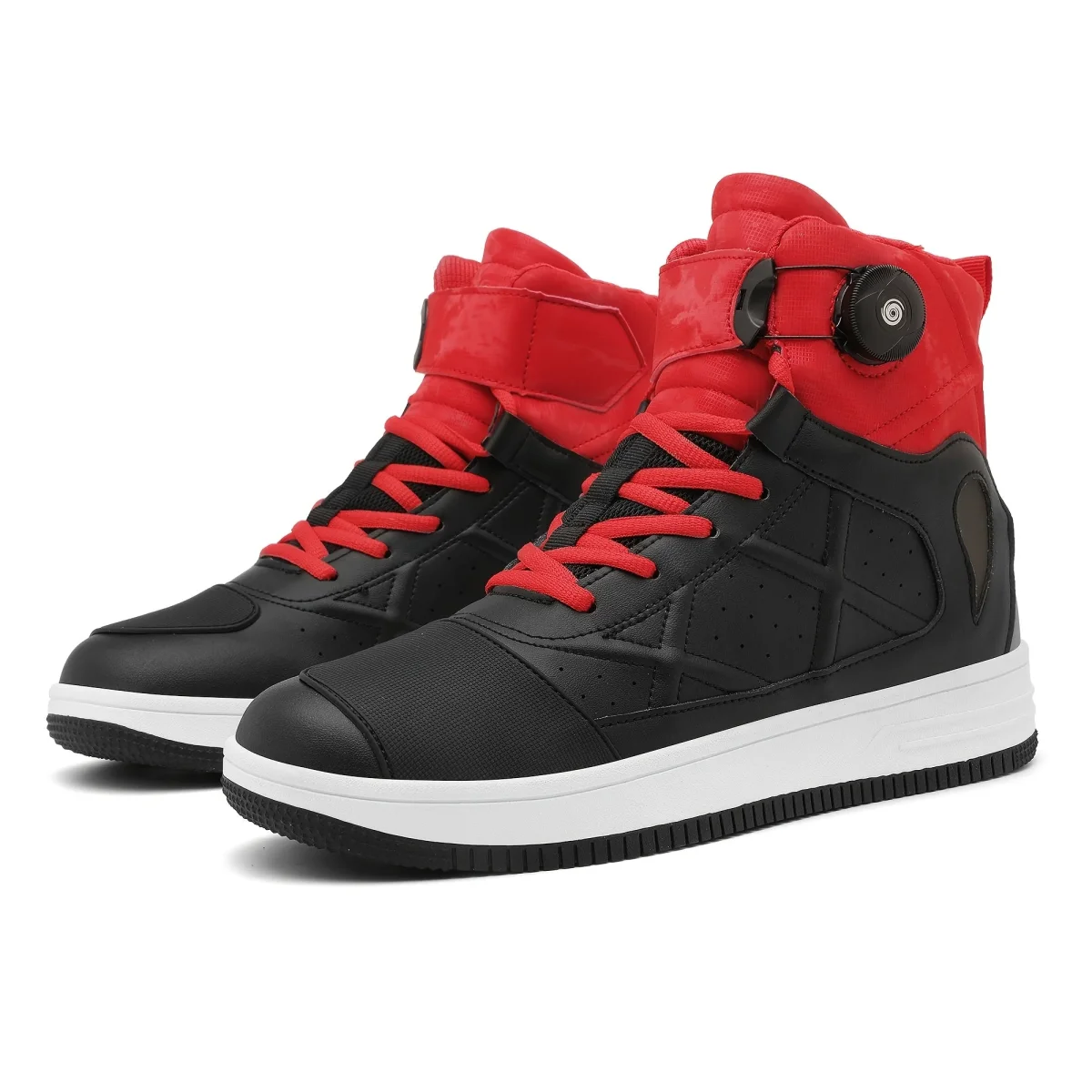 Baskets montantes noires à lacets et système d'ajustement BOA - Imagen 4