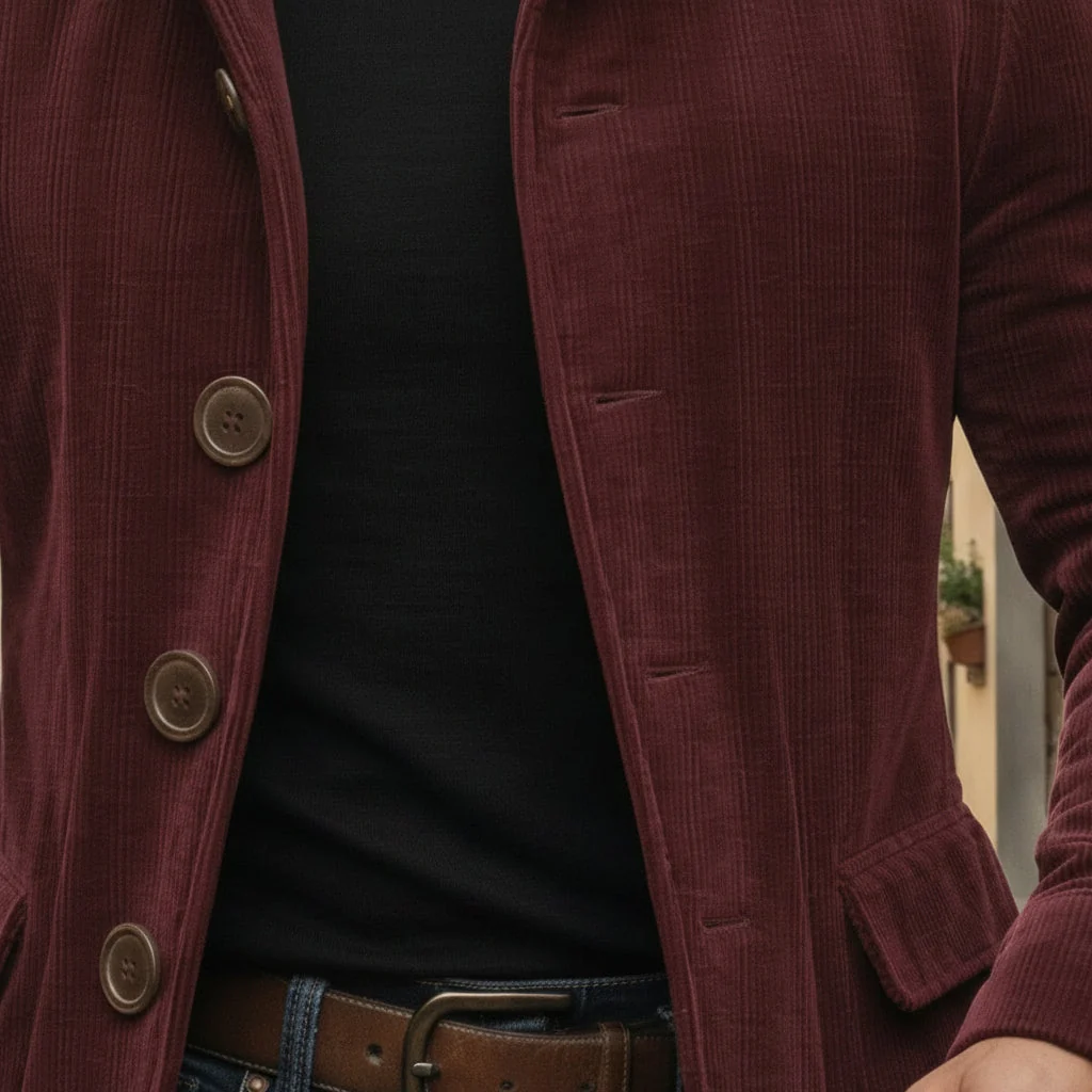 Elegante chaqueta de pana - Imagen 7