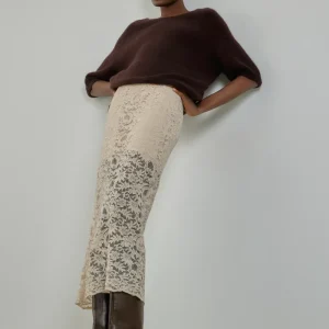 Falda midi encaje BSB