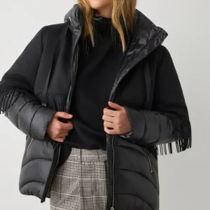 Chaqueta acolchada con flecos BSB