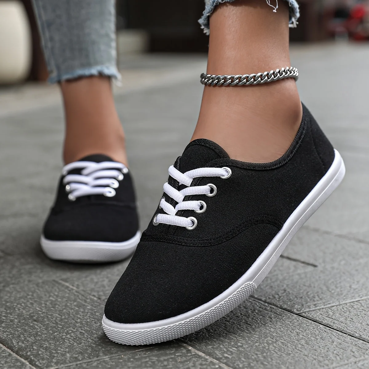 Baskets basses décontractées pour femme – Style urbain polyvalent et confort au quotidien - Imagen 5