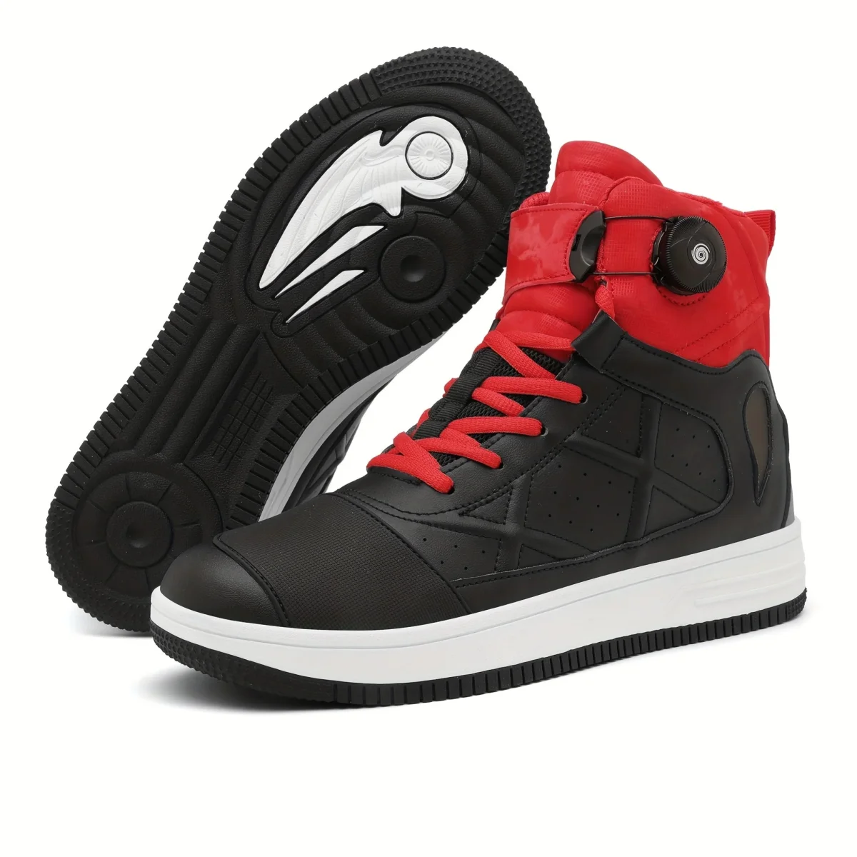 Baskets montantes noires à lacets et système d'ajustement BOA - Imagen 8