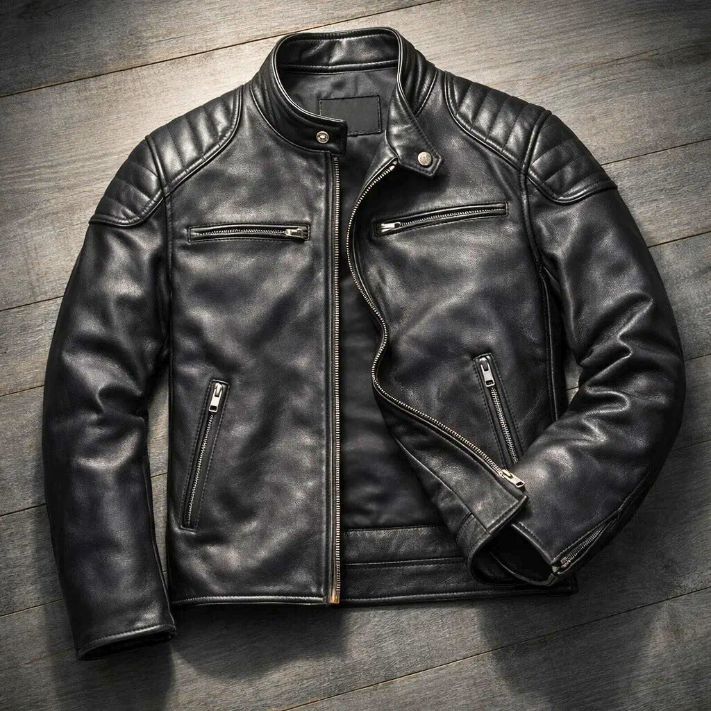 Chaqueta de cuero informal - Imagen 4