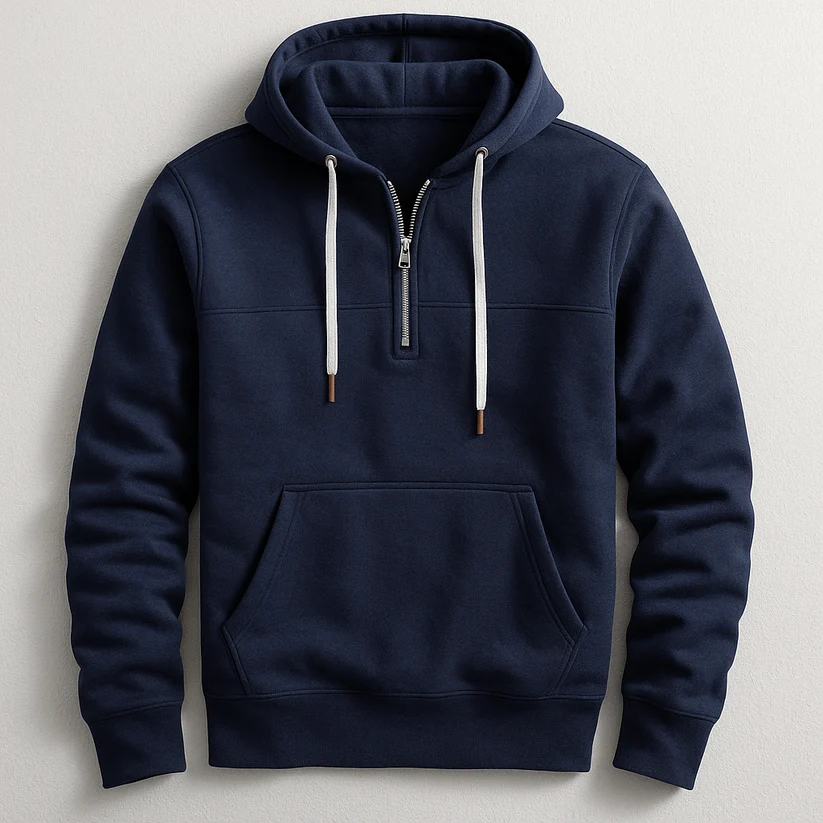 Sudadera con capucha y cremallera elegante - Imagen 3