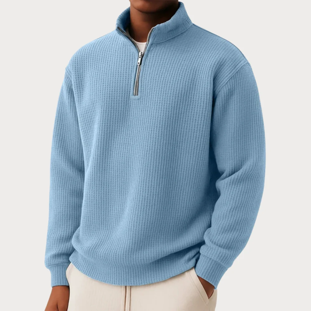 Elegante jersey de punto con cremallera - Imagen 9