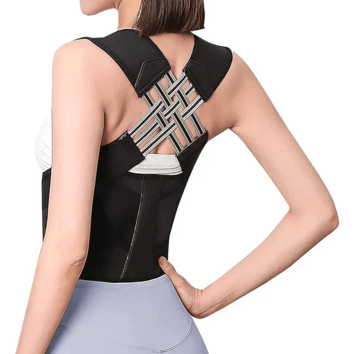Correcteur de posture dorsal pour homme – Soutien ergonomique pour le dos et les épaules, maintien du dos, redresseur de posture - Imagen 4