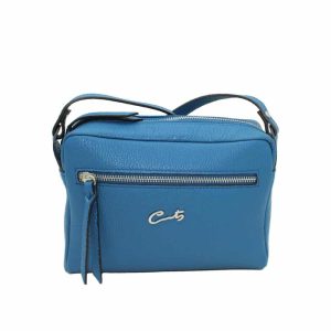 Bolso Bandolera para Mujer en Piel Granulada