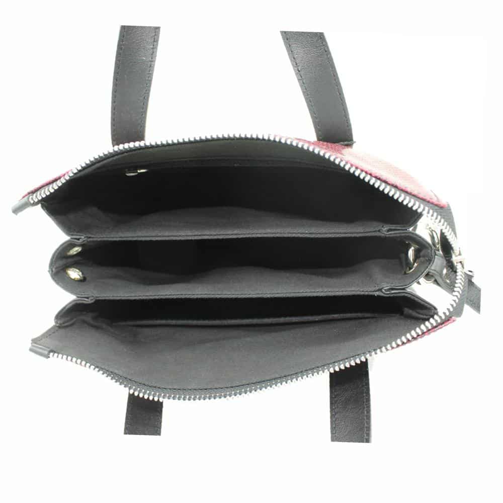 Bolso de Piel Grabado Serpiente para Mujer - Imagen 5