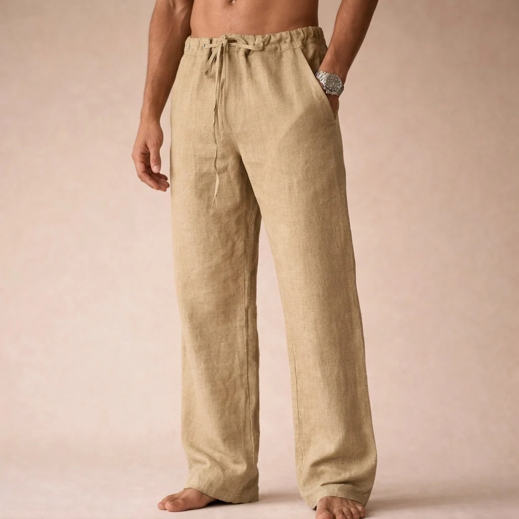 Pantalones de lino para hombre - Imagen 5