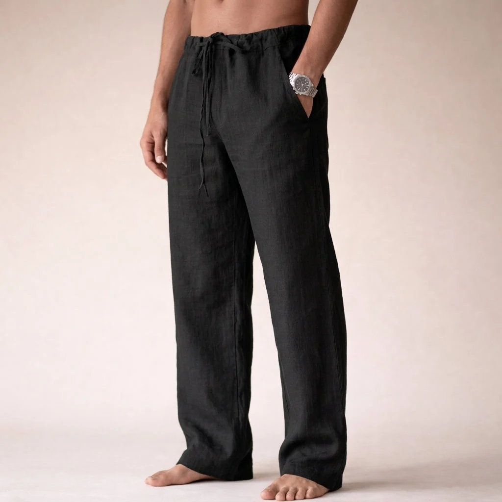 Pantalones de lino para hombre - Imagen 6