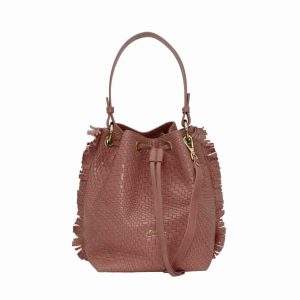 Bolso de Mujer Bombonera en Piel Trenzada