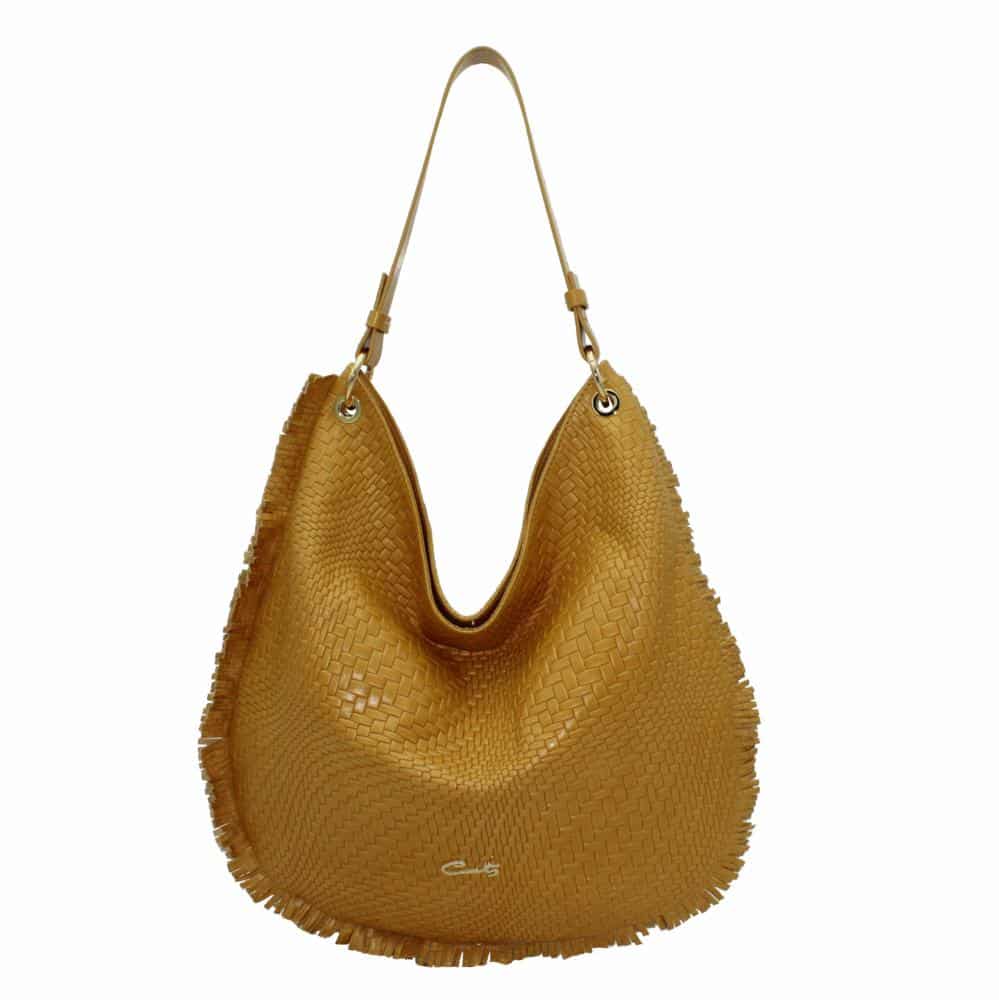 Bolso Hobo de Mujer en Piel Trenzada