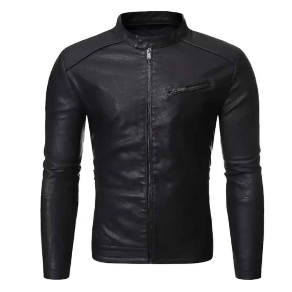 Chaqueta de cuero elegante - Imagen 6