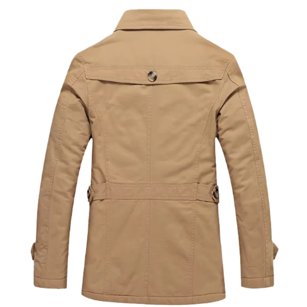 Elegante gabardina acolchada - Imagen 7