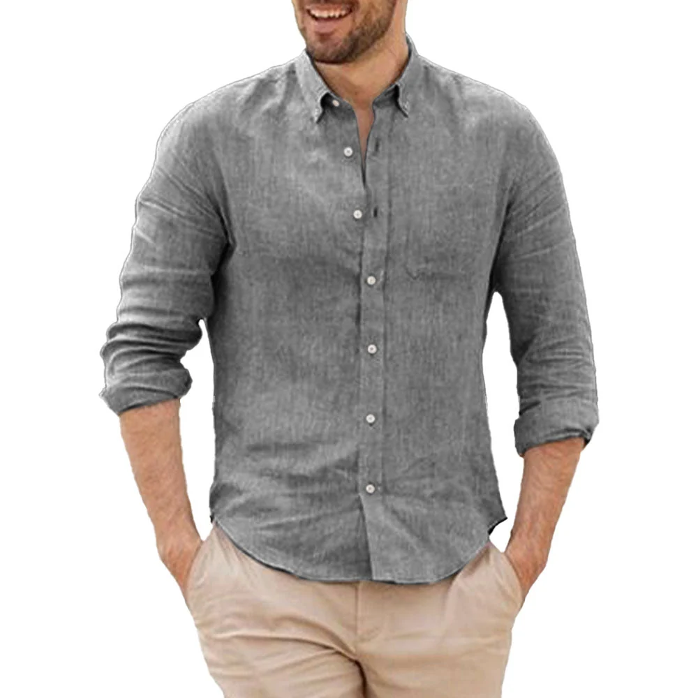 Camisa de lino transpirable - Imagen 5