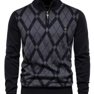 Jersey de media cremallera para hombre