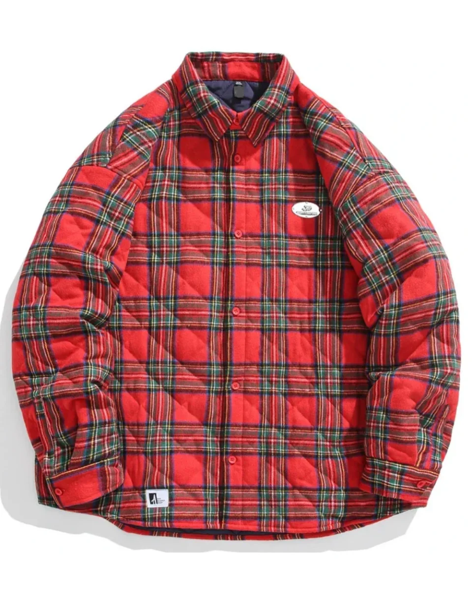 Chaqueta acolchada vintage de algodón - Imagen 2