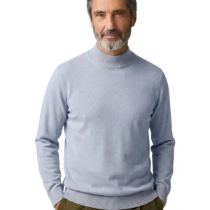 Jersey de cachemira con cuello medio alto