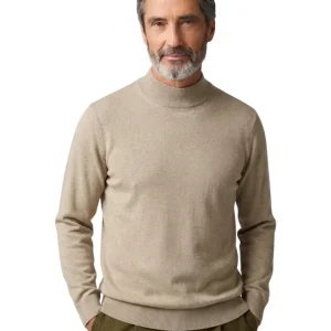Jersey de cuello alto cálido de alta calidad
