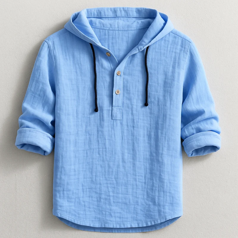 Camisa elegante con capucha - Imagen 3