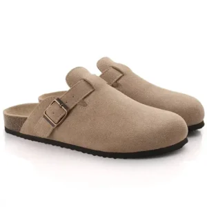 Zuecos de ante Oxford