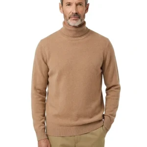 Jersey de cuello alto de lana St. Moritz