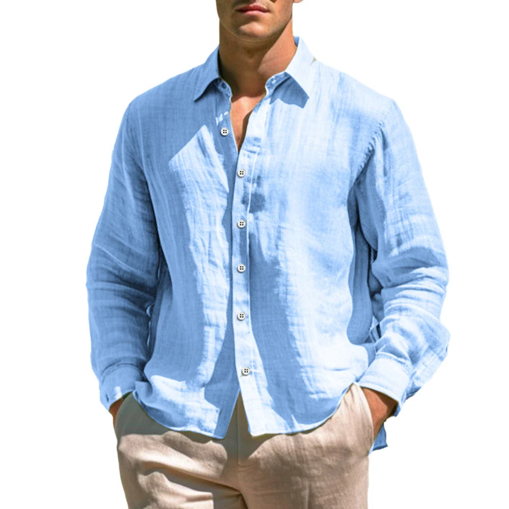 Camisa informal de lino - Imagen 3
