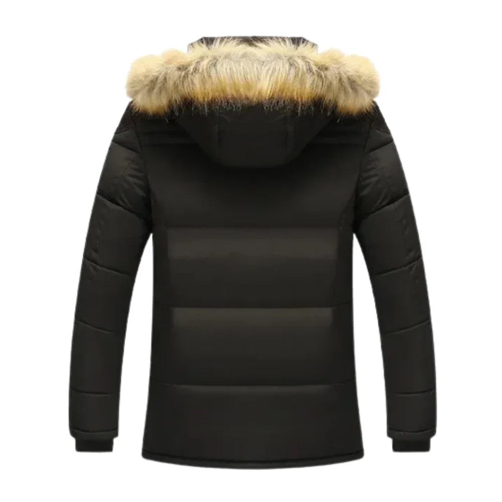 Elegante chaqueta de invierno de forro polar acolchada - Imagen 7