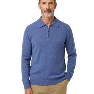 Elegante jersey polo de cachemira