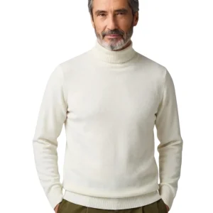 Jersey de cuello alto de lana merina «Monaco»