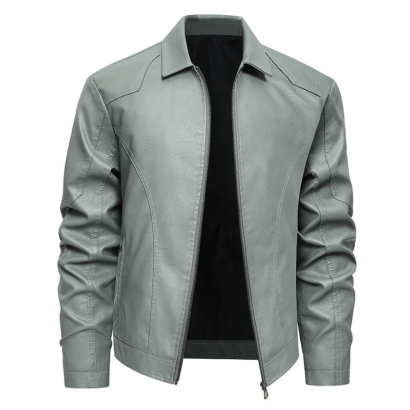 Chaqueta de cuero elegante - Imagen 4