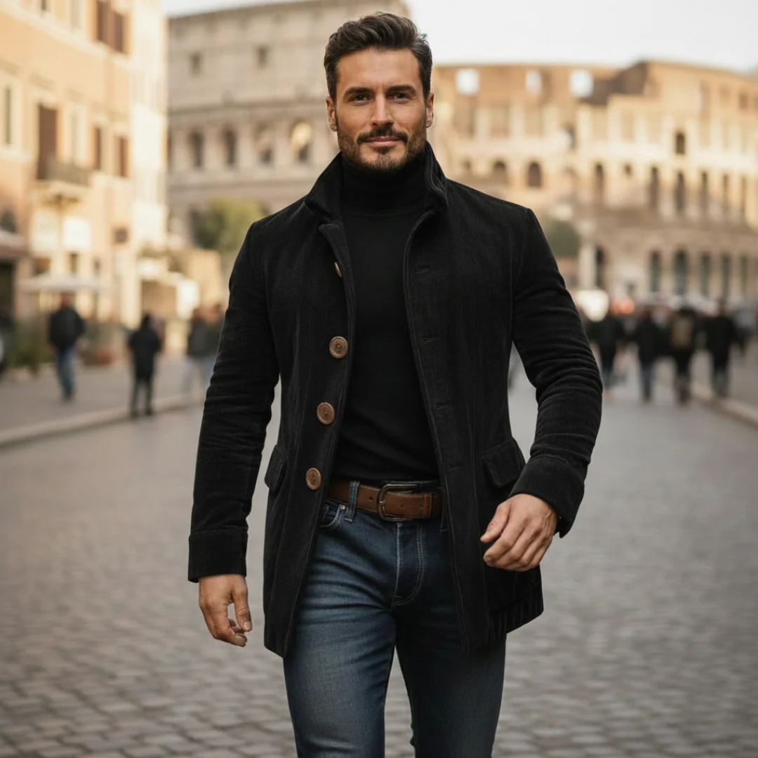Elegante chaqueta de pana - Imagen 5