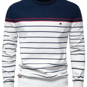 Jersey de hombre con diseño a rayas
