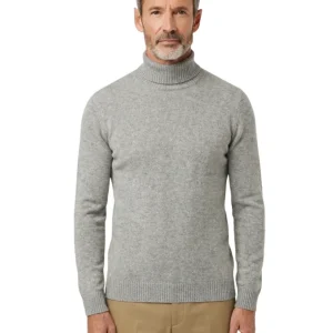 Jersey de cuello alto de lana merina «Vienna»