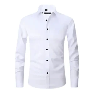 Camisa ejecutiva de tejido elástico
