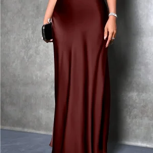 Jupe Longue Élégante Femme Style Soirée et Cocktail
