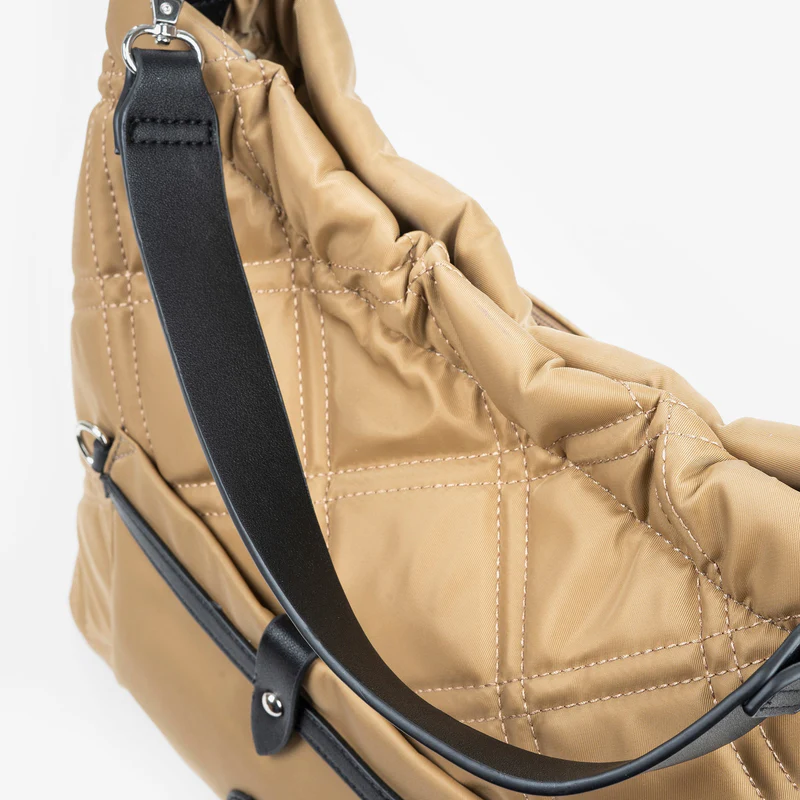 BOLSO HOBO PARA MUJER, COLOR CAMEL, SERIE LEIRIA – 20150 - Imagen 3