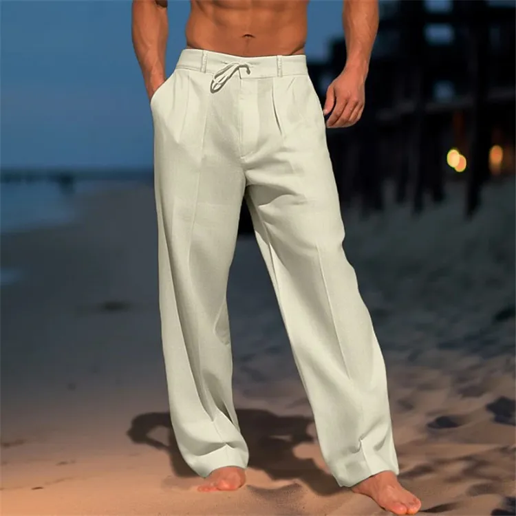 Pantalones elegantes de algodón - Imagen 5