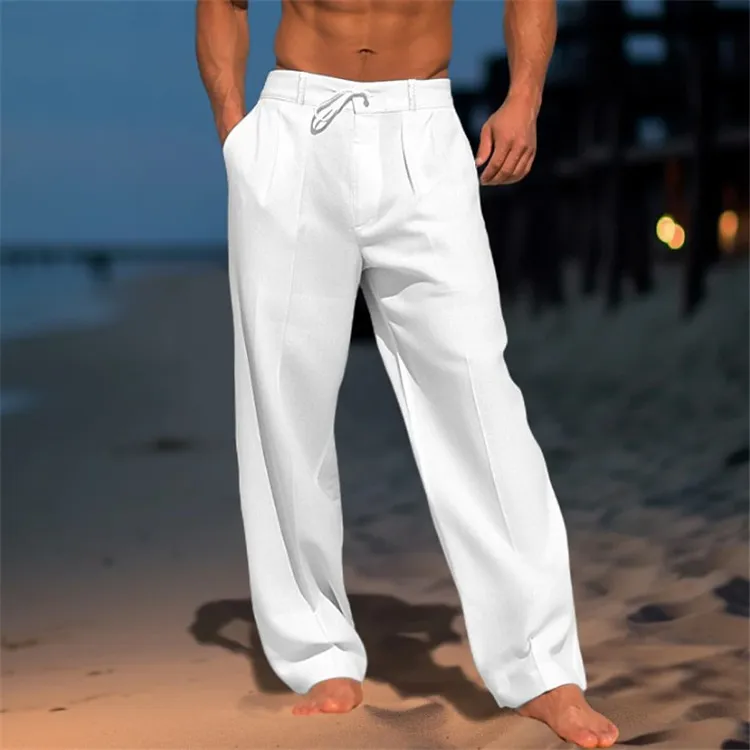 Pantalones elegantes de algodón - Imagen 4