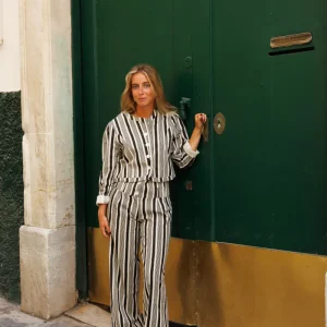 PANTALÓN RAYAS GRIS
