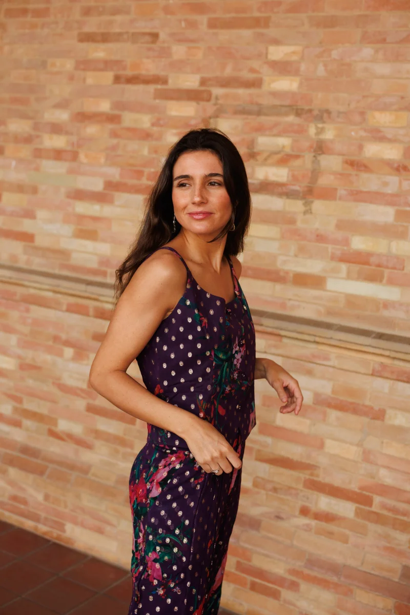 TOP BRILLO MORADO - Imagen 3