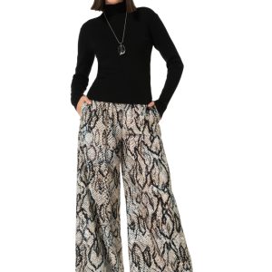 Pantalón palazzo, cintura elástica CAROLINE BISS