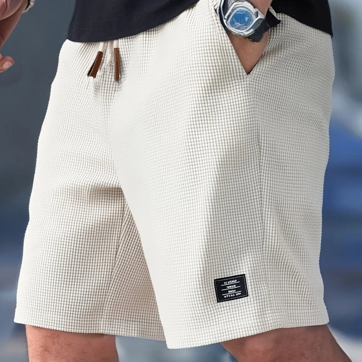 Pantalones cortos informales para hombre - Imagen 8