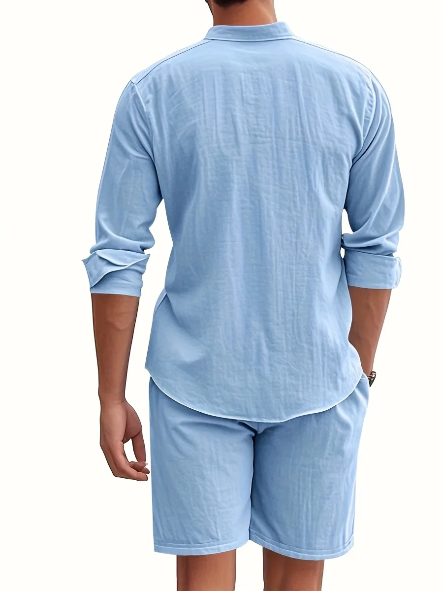 Juego de ropa de cama de lino transpirable - Imagen 8