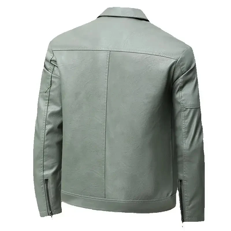 Chaqueta de cuero elegante - Imagen 5