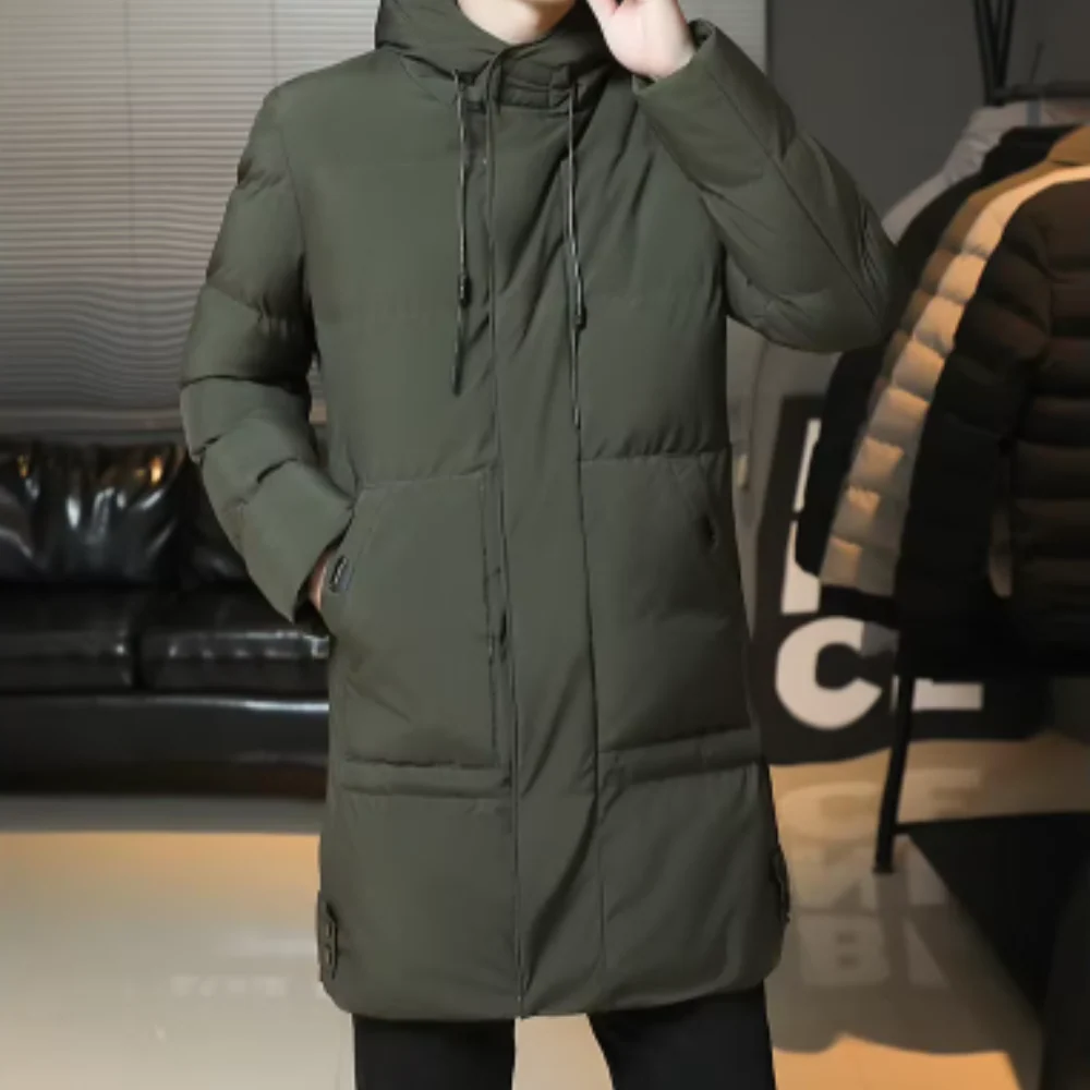 Elegante chaqueta larga de invierno - Imagen 7