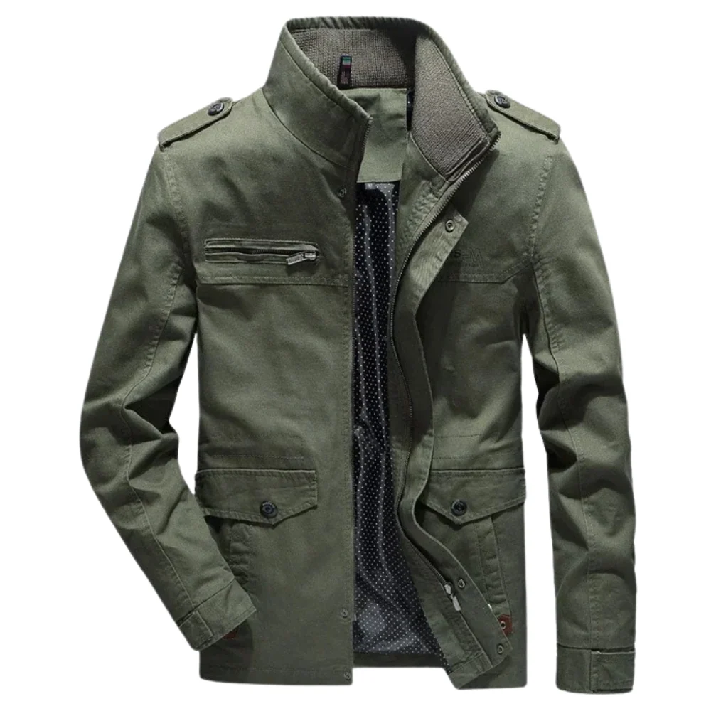 Elegante chaqueta cargo de algodón - Imagen 5