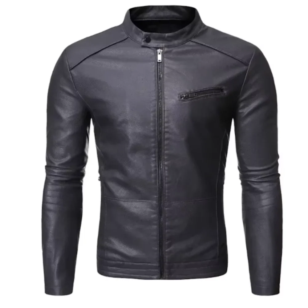 Chaqueta de cuero elegante - Imagen 7