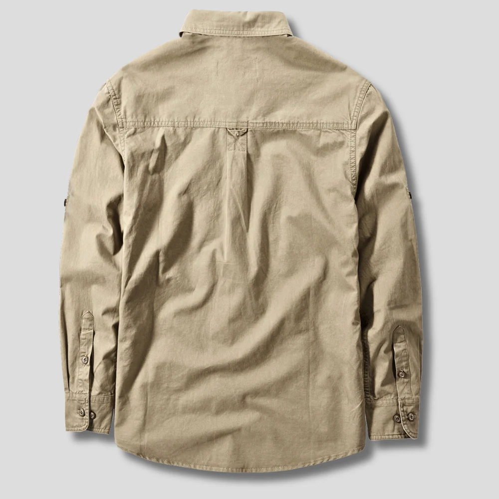Camisa cargo de algodón - Imagen 3