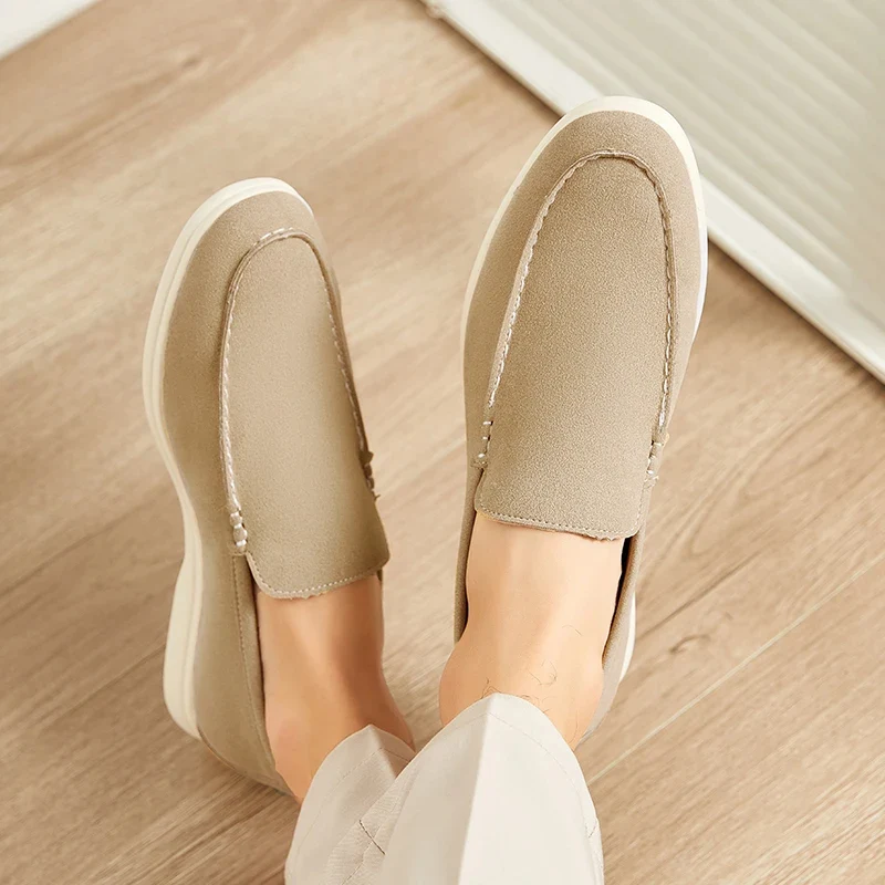 Mocasines elegantes de ante - Imagen 7